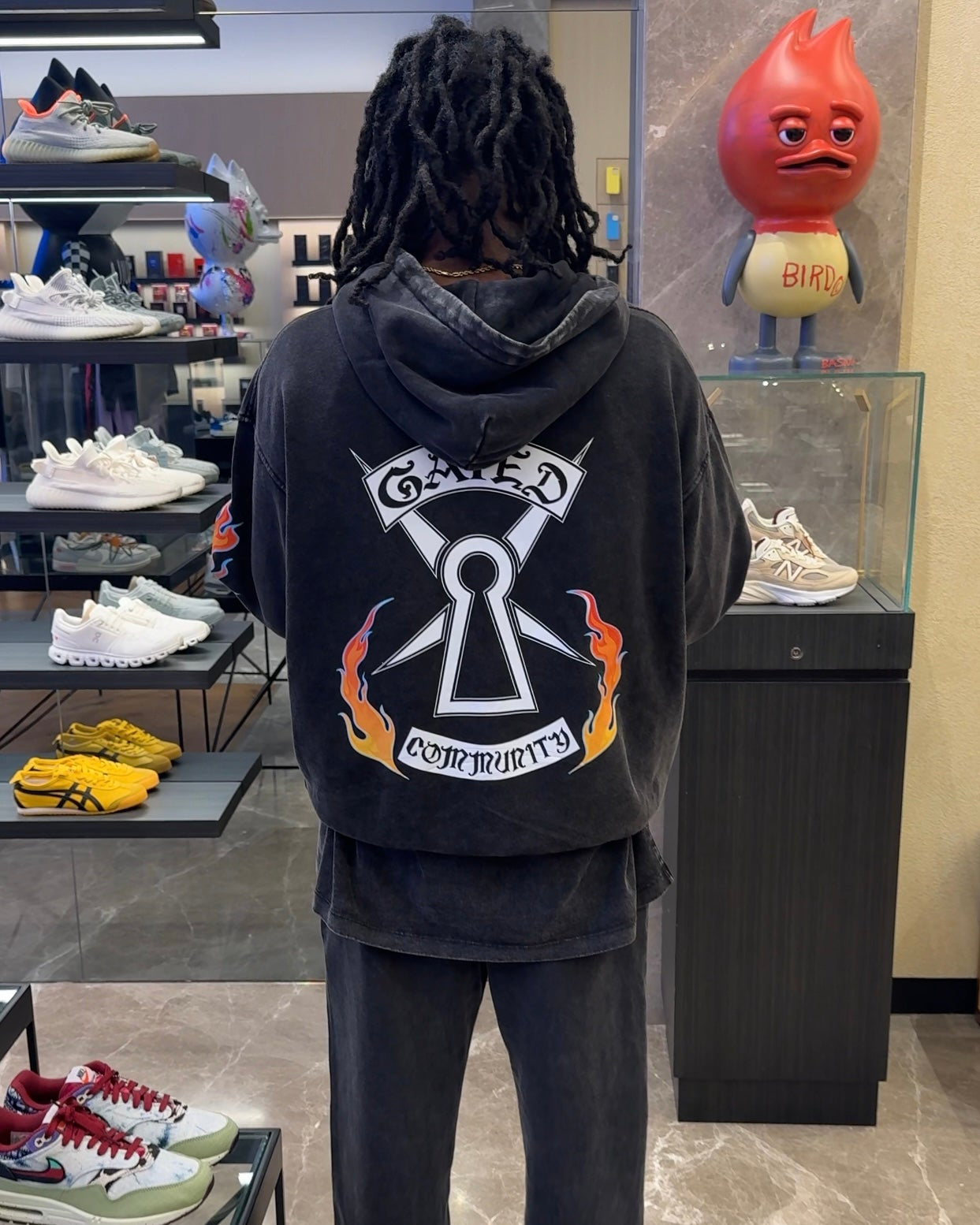 Flame Crest Hoodie