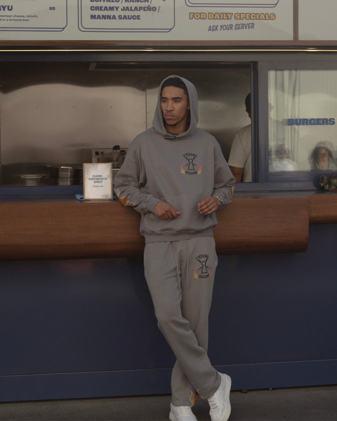 Flame Crest Sweatpants