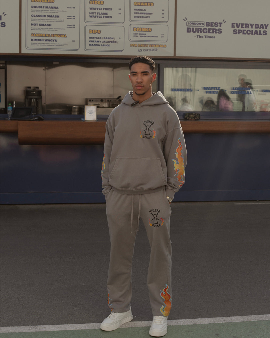 Flame Crest Hoodie