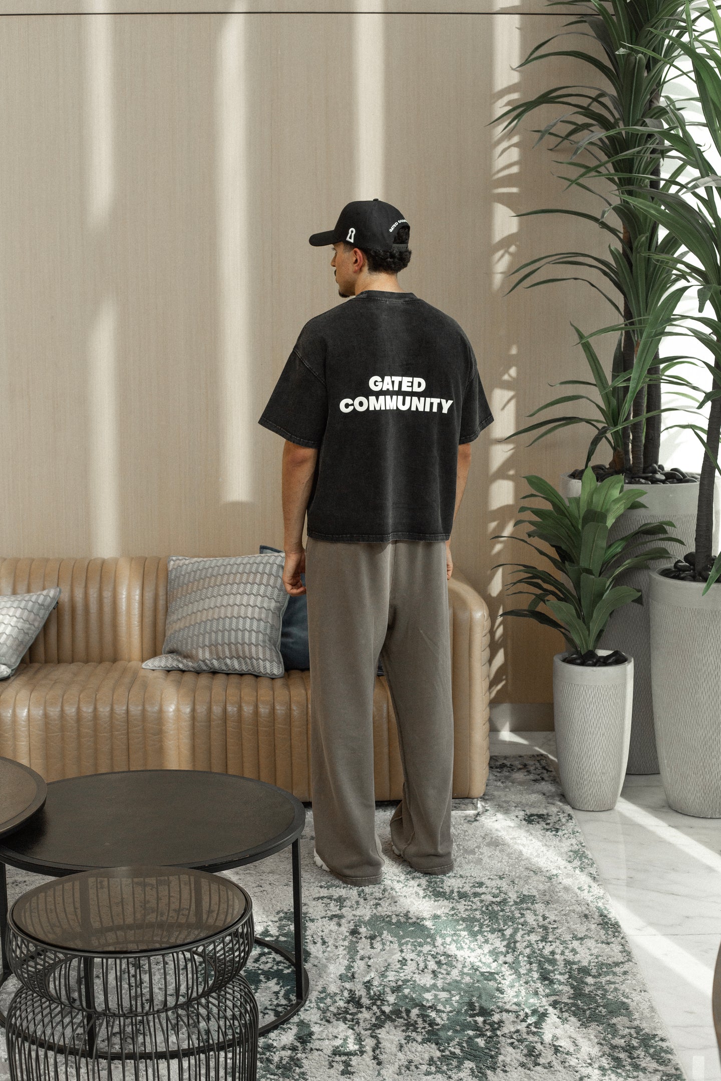 Signature wide leg sweatpants