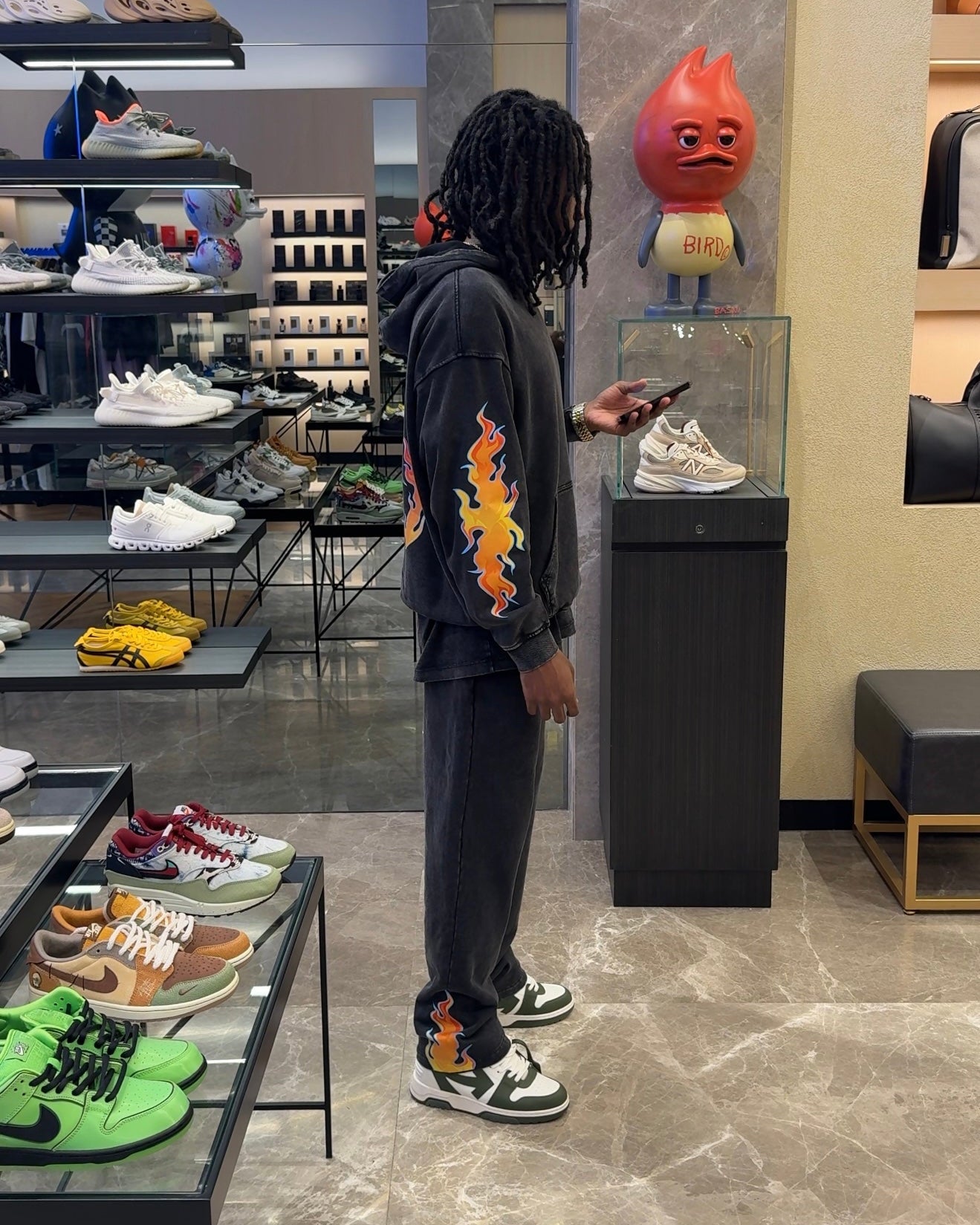 Flame Crest Sweatpants