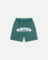 Varsity batik washed shorts