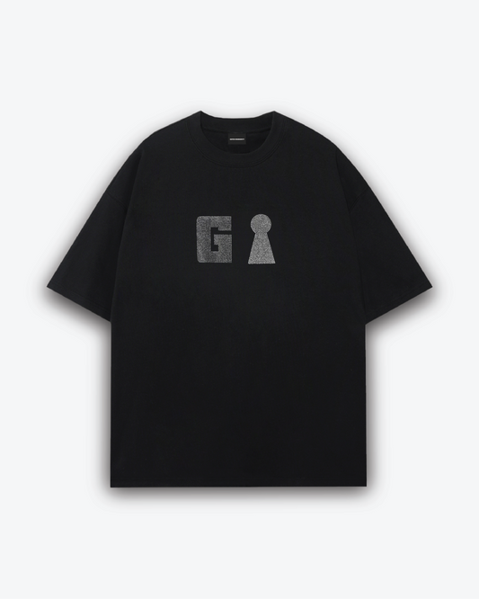 Keyhole and G Rhinestone T-shirt