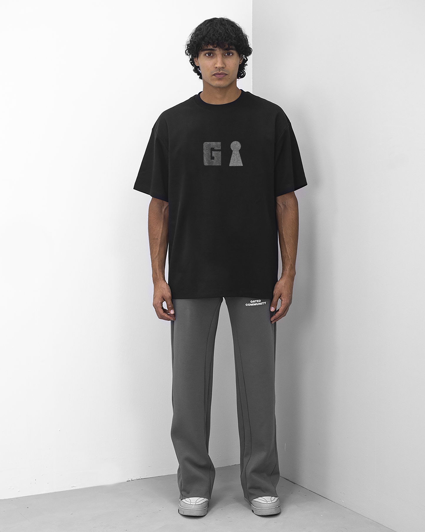 Keyhole and G Rhinestone T-shirt