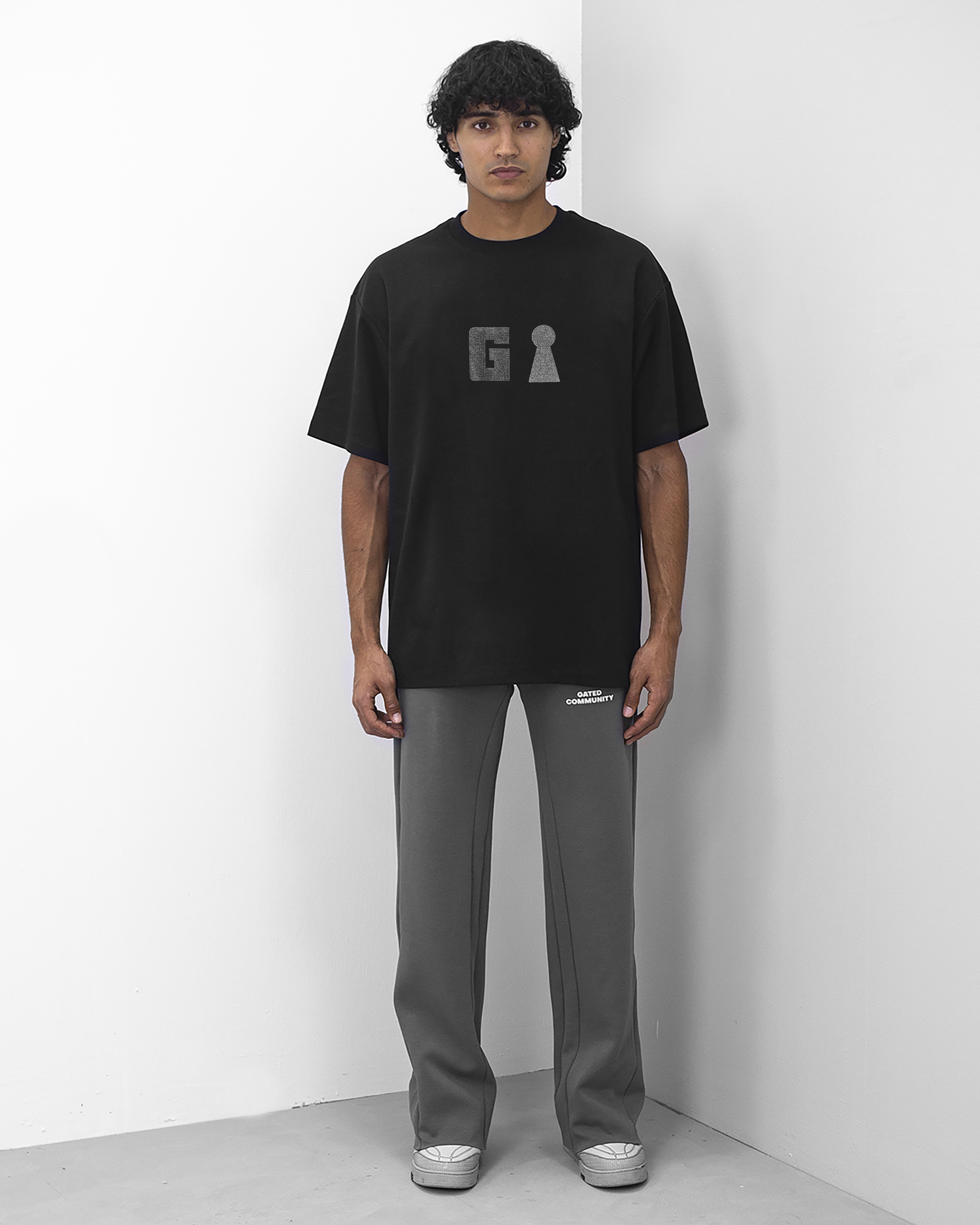 Keyhole and G Rhinestone T-shirt